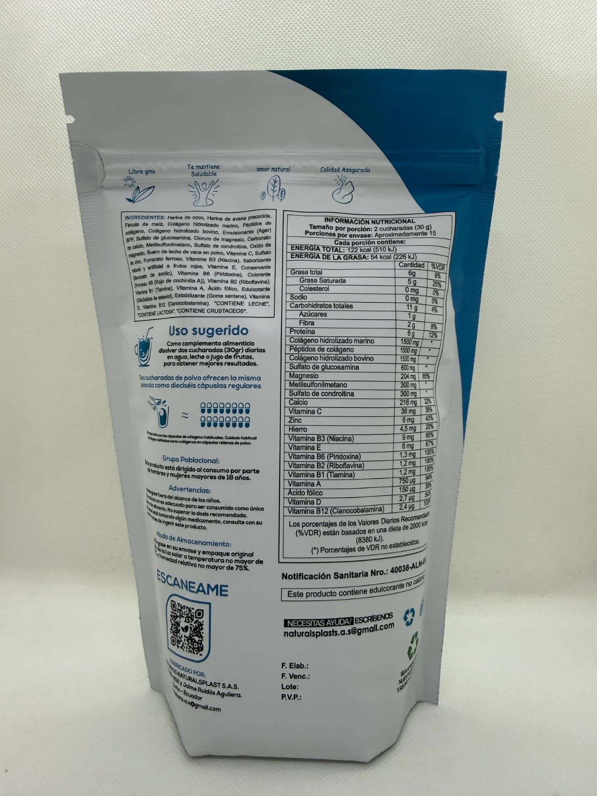 GLUCOSAMINA 450GR / ARTICULACIONES