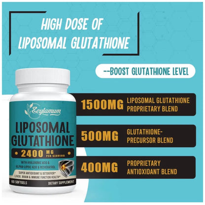 LIPOSOMAL GLUTATHIONE 60CAP BLANDA