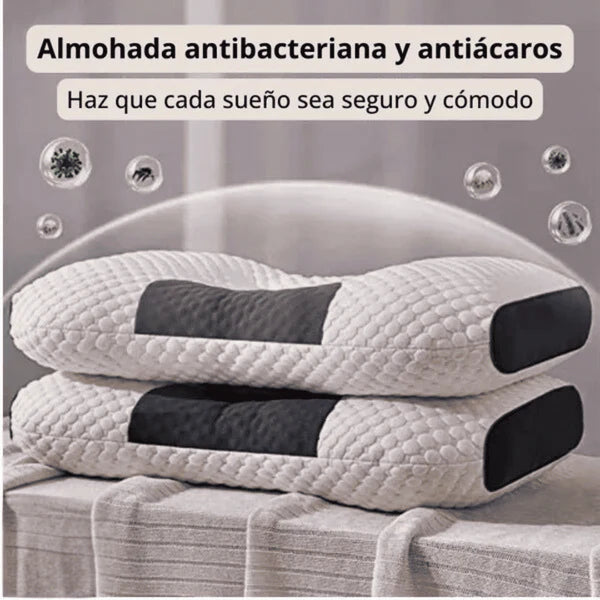 COMBO 2 ALMOHADAS ERGONOMICAS white